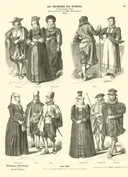 Swiss Costumes, Mid 17th Century