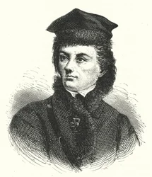 Tadeusz Kosciuszko, Polish-Lithuanian general who led an uprising against Russian and Prussian rule (engraving)