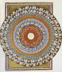 The Choir of Angels. Miniature from Liber Scivias by Hildegard of Bingen, c.1175