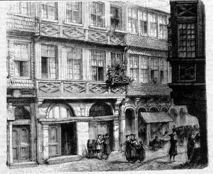 The Rothschild House in the ghetto, Frankfurt