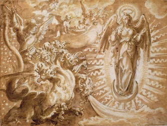 The Woman Clothed with the Sun and the Seven-Headed Dragon