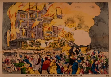 The Great Fire in the Ringtheater on 8 December 1881
