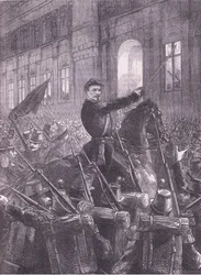 Trochu Rallying the National Guards Outside Hotel de Ville