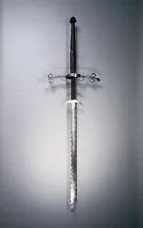 Two-Handed Sword with Flamboyant Blade