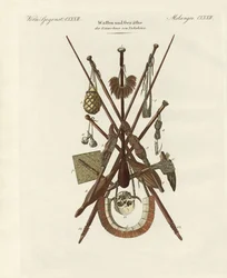 Weapons and Domestic Appliances of the Inhabitants of Nakuhiwa