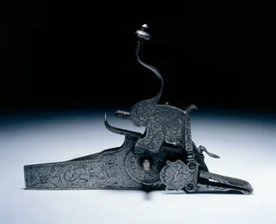 Wheel-lock from a Hunting Gun
