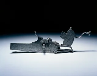 Wheel-lock from a hunting rifle