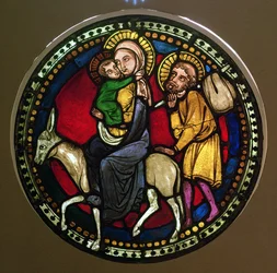 Window depicting the Flight into Egypt