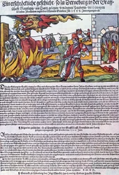 Witches burnt in Derneburg in 1555