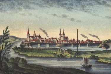 Wittenberg, capital of Chur-Sachsen, on the river Elbe, 1546