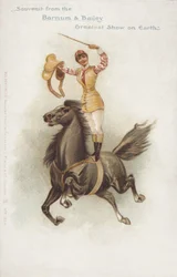 Woman Horse Rider of Barnum and Bailey