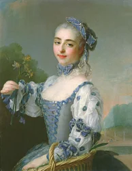 Young Woman with a Basket