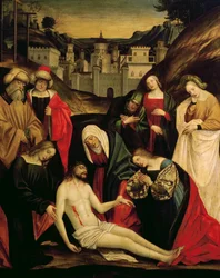 Lamentation over dead Christ, ca 1520