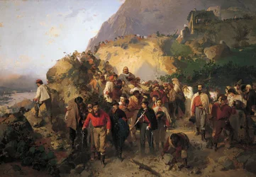 Garibaldi Wounded at Aspromonte
