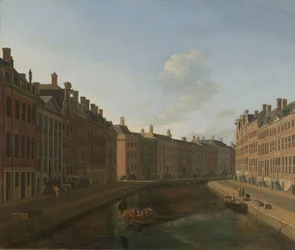 View of the Golden Bend in the Herengracht from the East