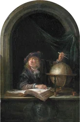 Astronomer in a Window