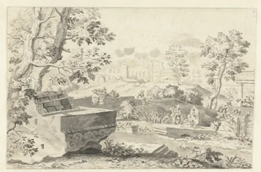 Landscape with Ancient Ruins