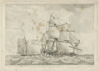 Cutter and a War Frigate