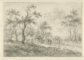 Wooded Landscape with a Woman and a Boy