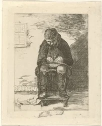 Draftsman in an Interior