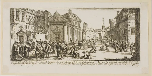 The Hospital, plate fifteen from The Large Miseries of War