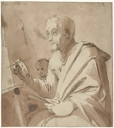 Painter at His Easel