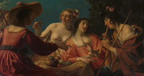 Shepherd Playing the Flute