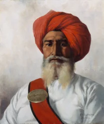 Ganda Singh, a Sikh Chaprassee of Col Wilmer