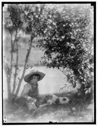 Boy with Dog