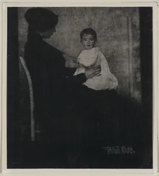 Portrait of Mrs Ward with Baby
