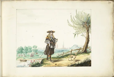 Moses ter Borch in the Countryside Outside Zwolle