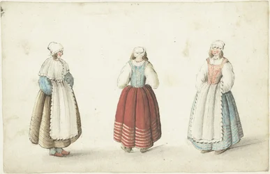 Three Standing Women