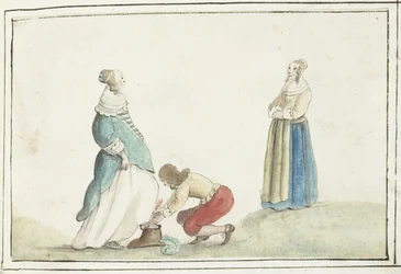 Gentleman Tying a Lady