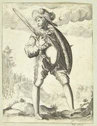 Soldier Armed with Sword and Shield