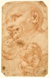 Heads of St Charles Borromeo and Two Cherubs