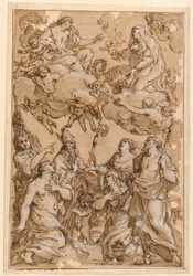 Christ and the Virgin with Patron Saints of Pistoia, 1638