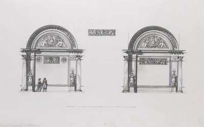 Design for the Sheremetev palace, Ostankino