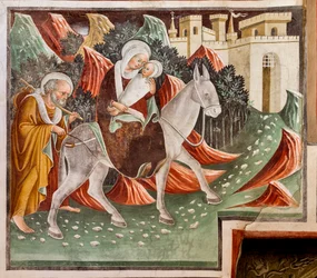 Escape to Egypt (detail from the Life of Jesus)