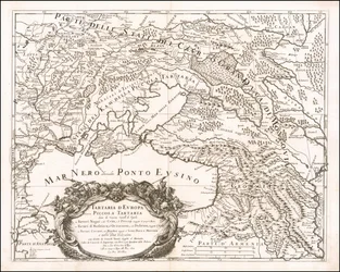 1684 Map of Little Tartary