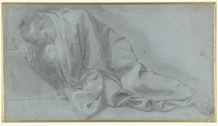 Study of a Male Model Asleep on the Ground