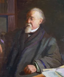 Portrait of Cesare Lombroso (1835-1909), Italian anthropologist and criminologist