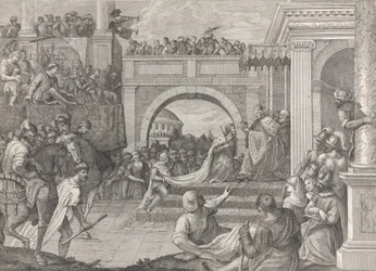 Doge Enrico Dandolo Crowns Baldovino the First Emperor of the Latin Empire of Constantinople
