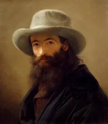 Self-Portrait Wearing Oriental Dress