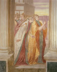 Left Wall Depicting Sophonisba Crying