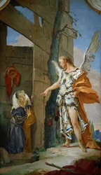 The Appearance of the Angel before Sarah, ca 1728