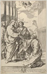 Christ Giving the Keys of the Church to Saint Peter