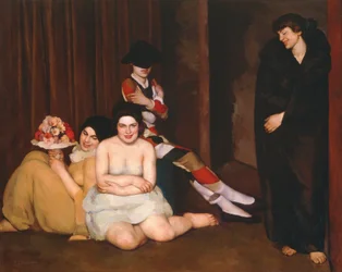 Painting of The Masks