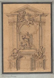 Design for the Tomb Monument of a Military Officer