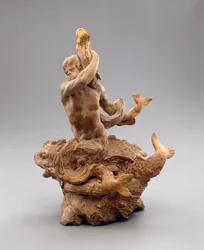 Triton with a Sea Serpent