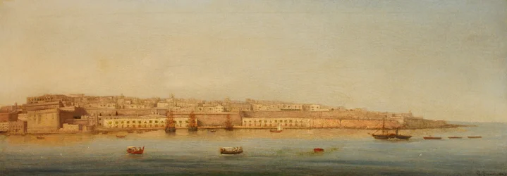 Grand Harbour, Valletta, 1869